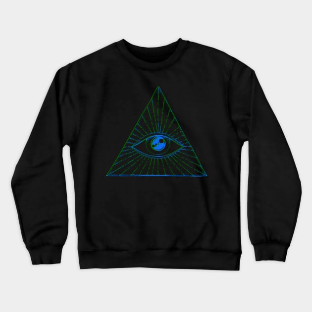 Illuminati Crewneck Sweatshirt by JunniePL